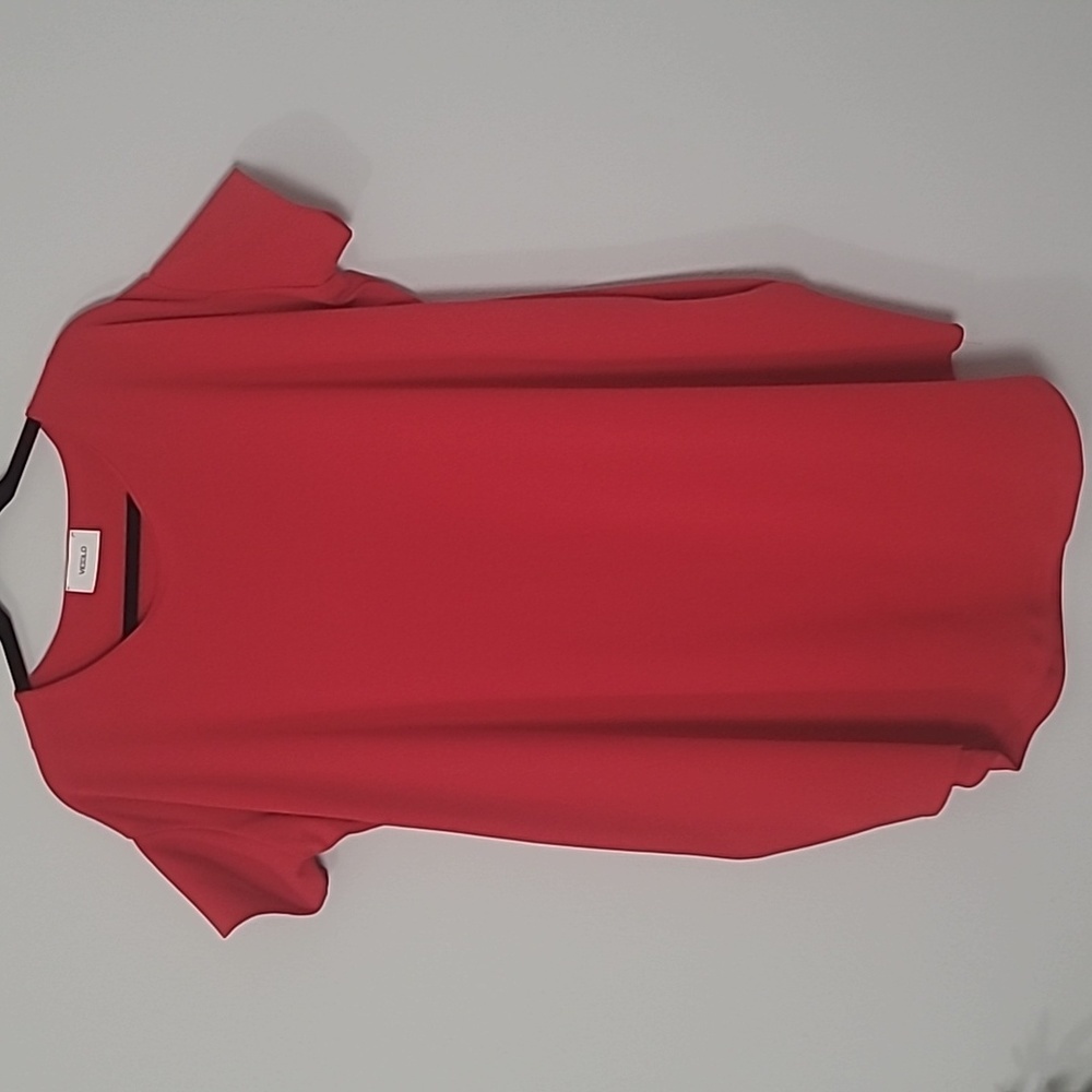 Vicolo Red Shapeless Oversized Dress